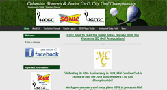 Desktop Screenshot of columbiawomenscitygolf.com